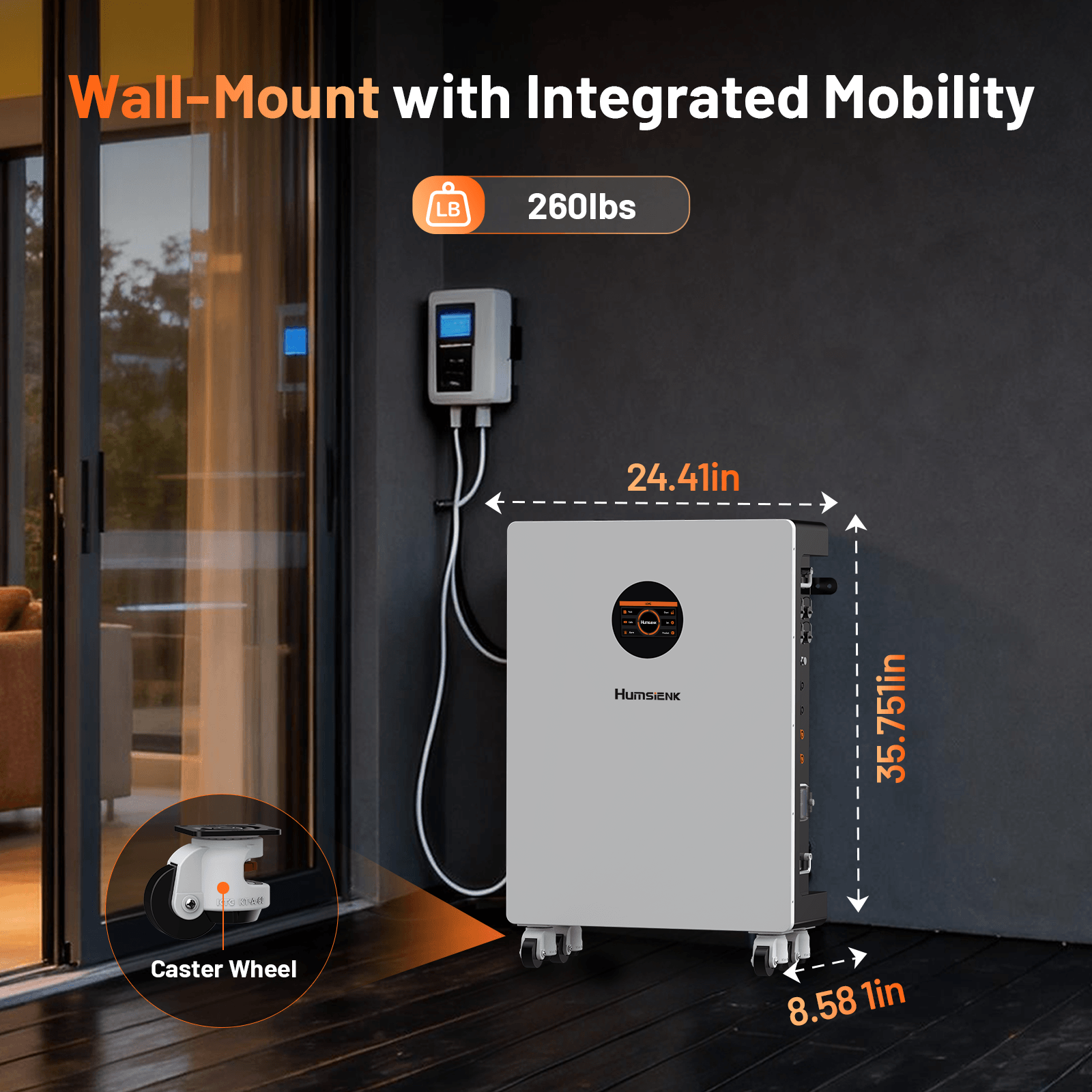 48V-300Ah-Wall-Mounted-Bluetooth-LiFePO4-Battery-Dimensions