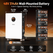 51.2V_314Ah_Wall_Mounted_LiFePO4_Lithium_Battery_in_a_4_in_1_Space_Saving_Design
