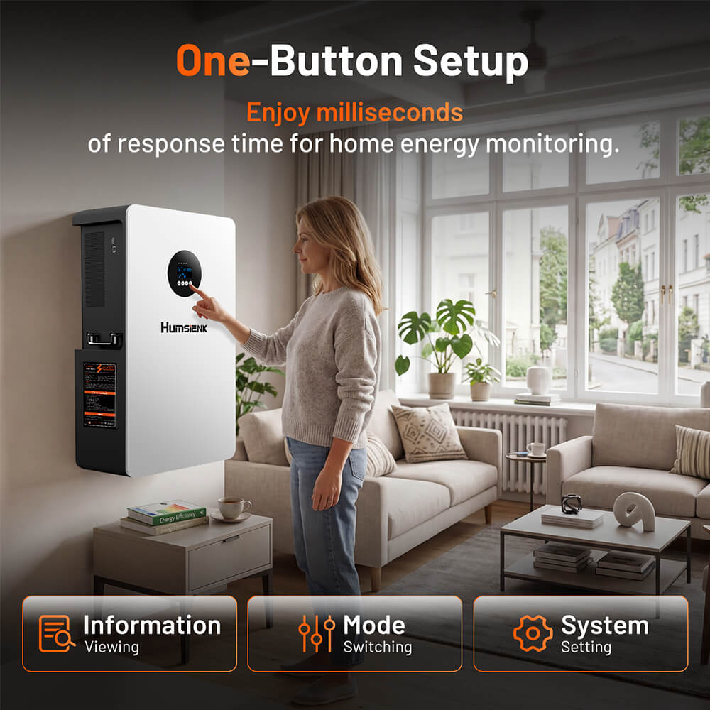 Uniwersalny system inwertera słonecznego Humsienk o mocy 5 kW do magazynowania energii w domu