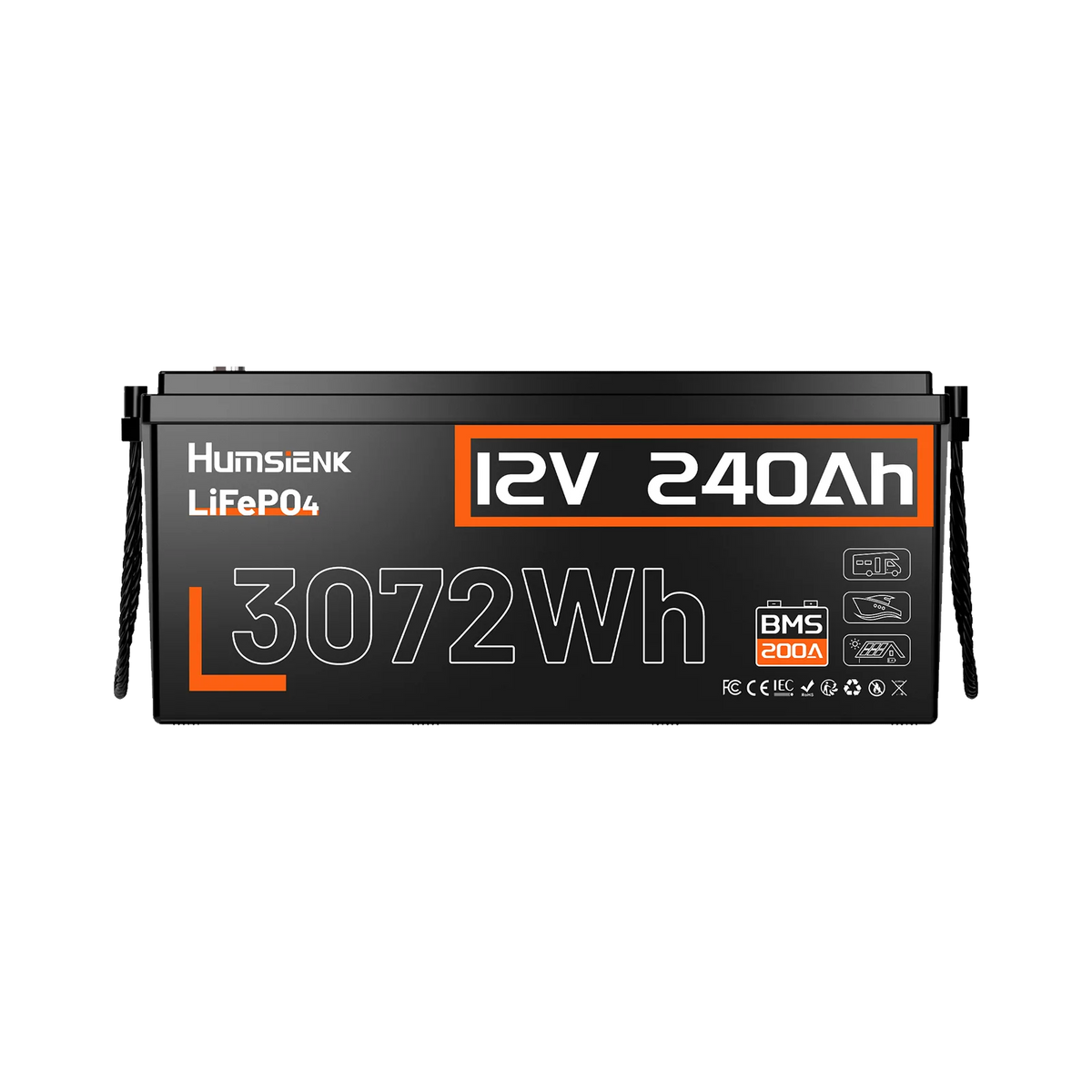 Baterie Humsienk ORIGIN 12V 200Ah LiFePO4 (100A/200A BMS)