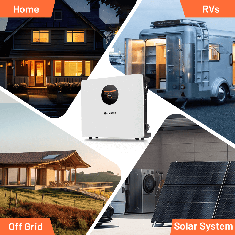 Applications of Humsienk 51,2V 100Ah LiFePO4 Solar Battery