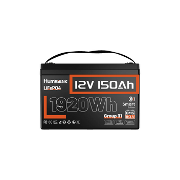 Humsienk ORIGIN 12V 150Ah LiFePO4-Akku (Bluetooth & 110A BMS)