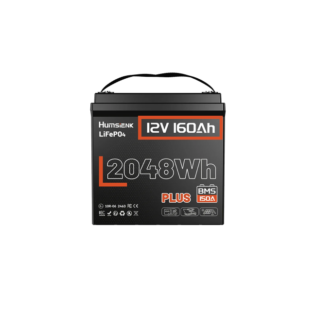 Humsienk_12V_160Ah_LiFePO4_battery_with_2048Wh_energy_storage