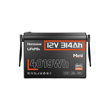 Humsienk ORIGIN 12V 314Ah Mini LiFePO4 Batterie (200A BMS)