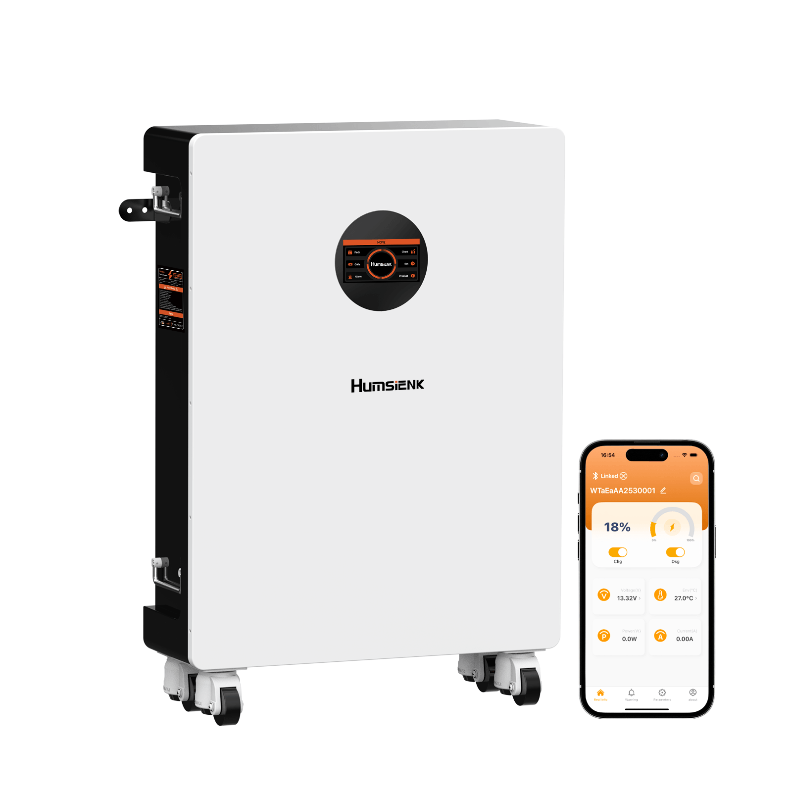 Humsienk-48V-300Ah-Wall-Mounted-Bluetooth-LiFePO4-Battery