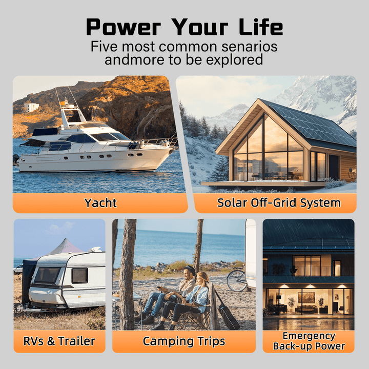 Humsienk 12V 100Ah MAX PLUS Bluetooth Battery Wide Application