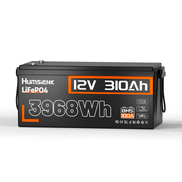 Humsienk 12V 310Ah Deep Discharge Battery