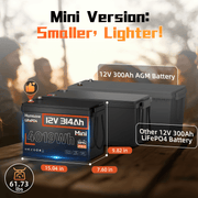 Humsienk_12V_314Ah_200A_BMS_LiFePO4_Battery_with_product_dimensions