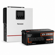 Humsienk_12V_RV_Off-Grid_Power_Kit_2.56kWh_LiFePO4_Battery_with_1000W_Inverter