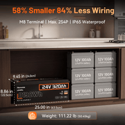 Humsienk_24V_320Ah_LiFePO4_Battery_with_product_dimensions