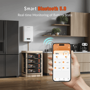 Humsienk 51.2V 100Ah LiFePO4 server rack battery with Bluetooth 5.0 monitoring
