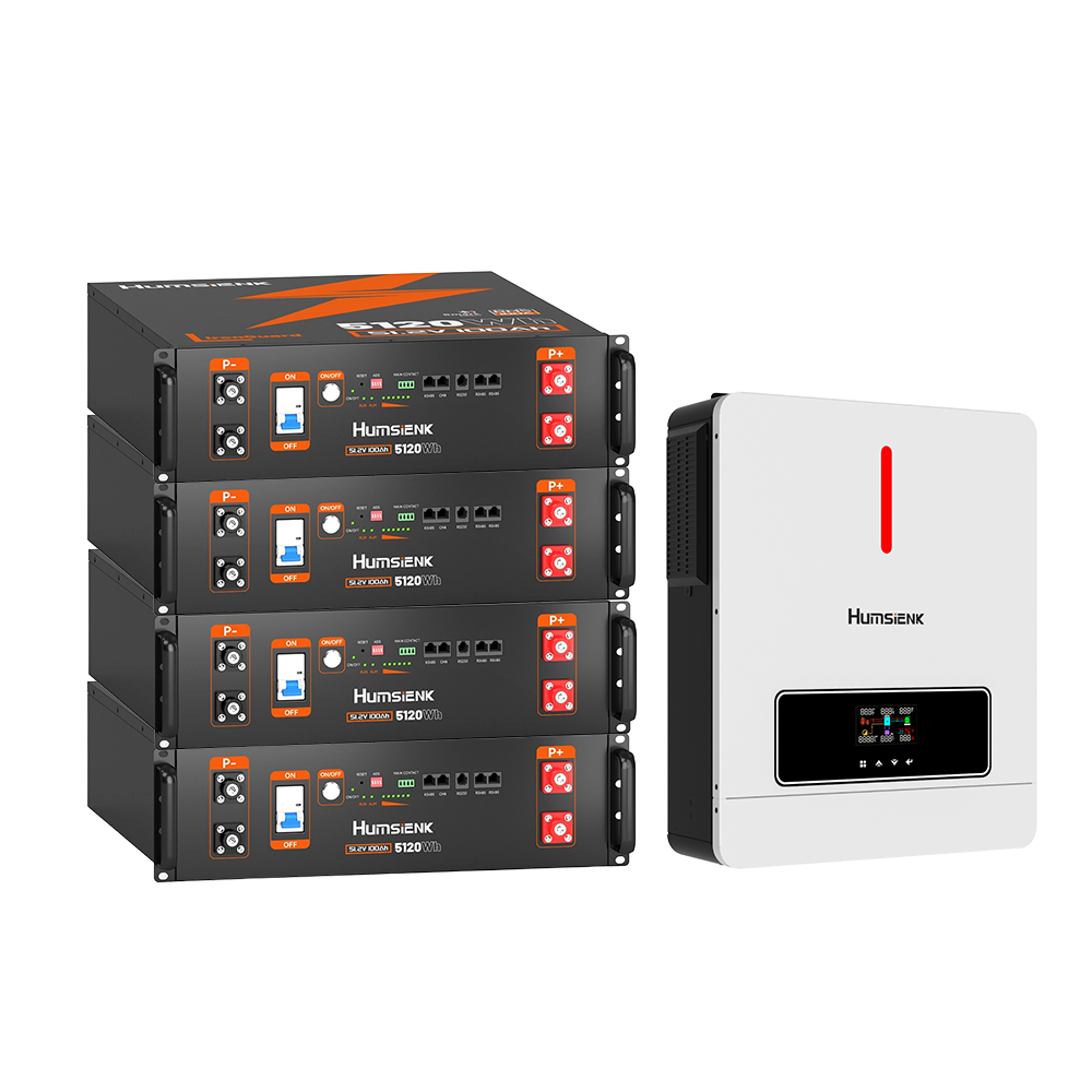 Humsienk_51.2V_100Ah_Server_Rack_Battery_4_pack_with_6.2kW_Inverter