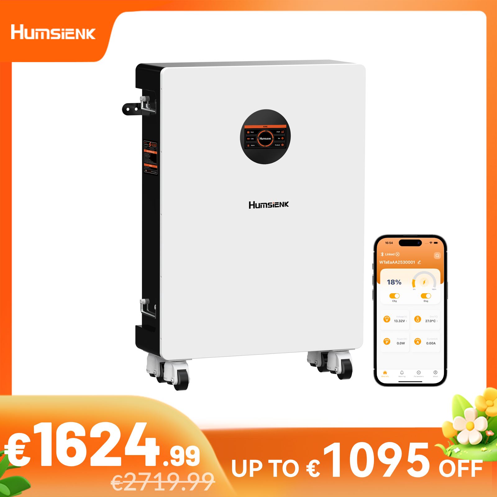 Humsienk_51.2V_300Ah_Lifepo4_Solar_Battery