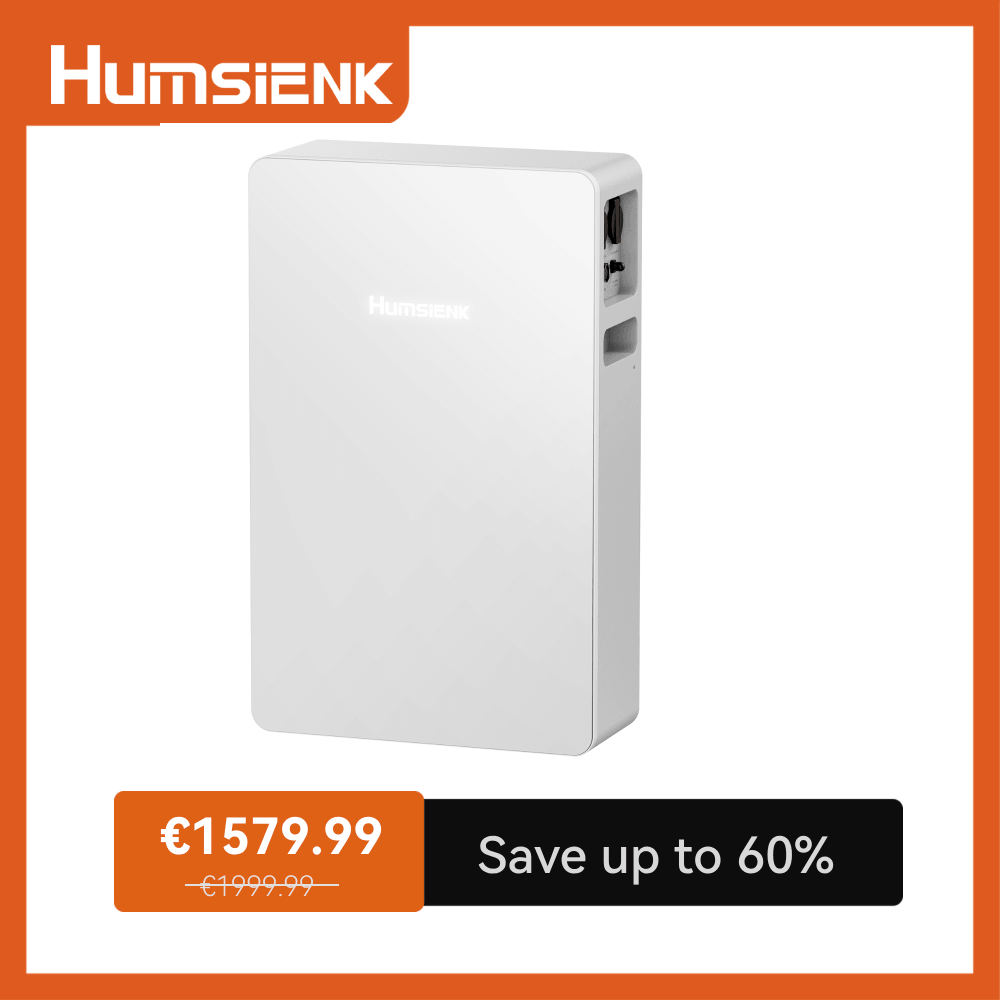 Humsienk NOVA kõik-ühes 2500W rõdu päikesepaneel (7680Wh LiFePO4)