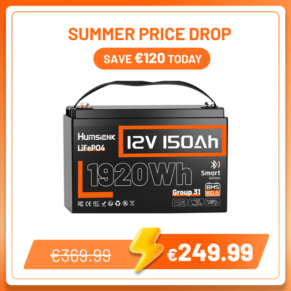 Humsienk 12V 100Ah LiFePO4 Lithium Battery, Best Lead-Acid