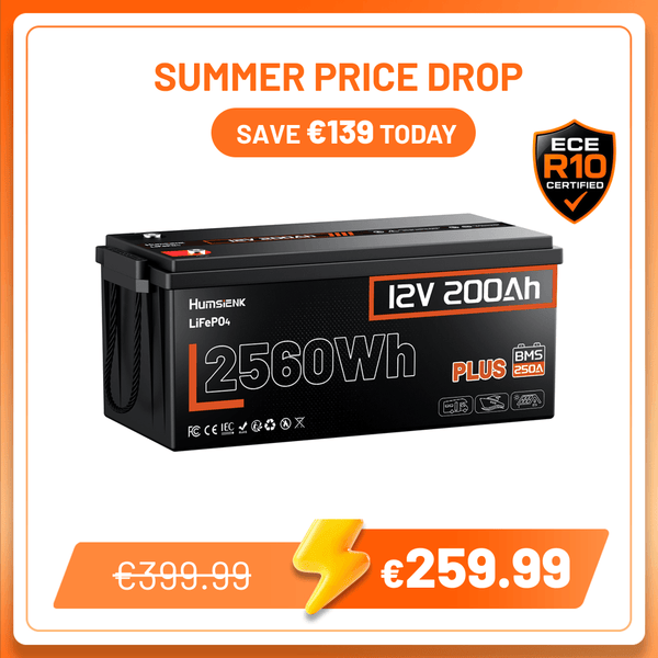 Humsienk 12V 100Ah LiFePO4 Lithium Battery, Best Lead-Acid