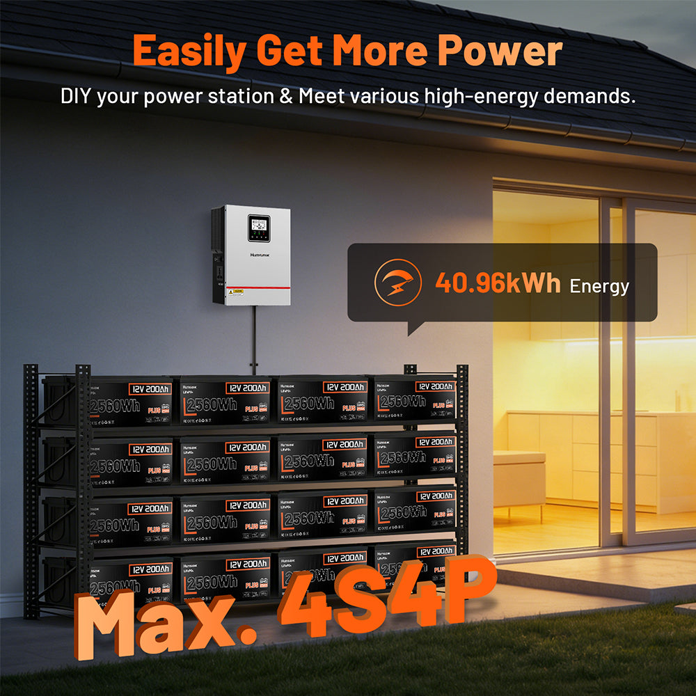 humsienk_12v200Ah_250A_plus_with_40.96kWh_expandable_energy_storage_system