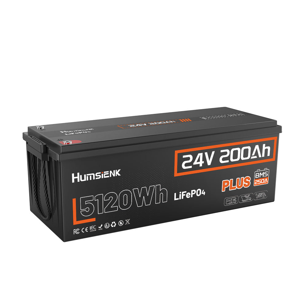 Akumulator Humsienk 24 V 200 Ah Plus LiFePO4 (250 A BMS)