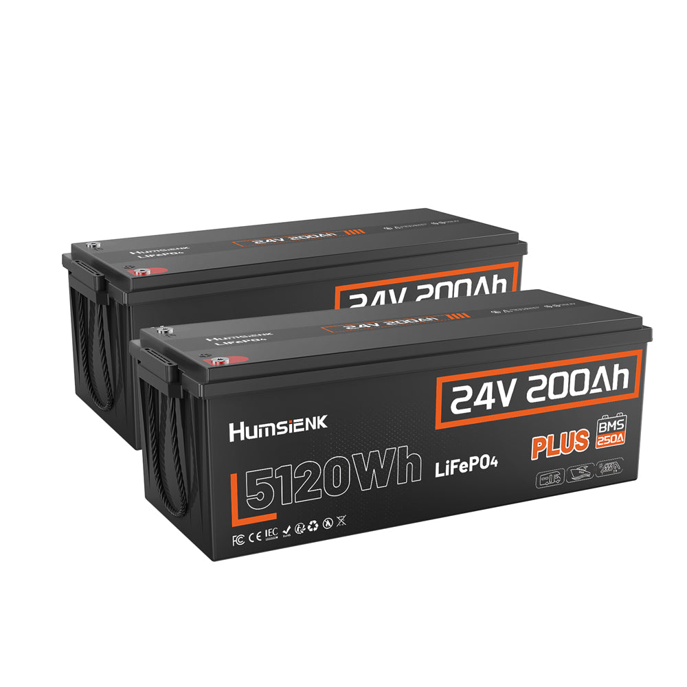 Akumulator Humsienk 24 V 200 Ah Plus LiFePO4 (250 A BMS)
