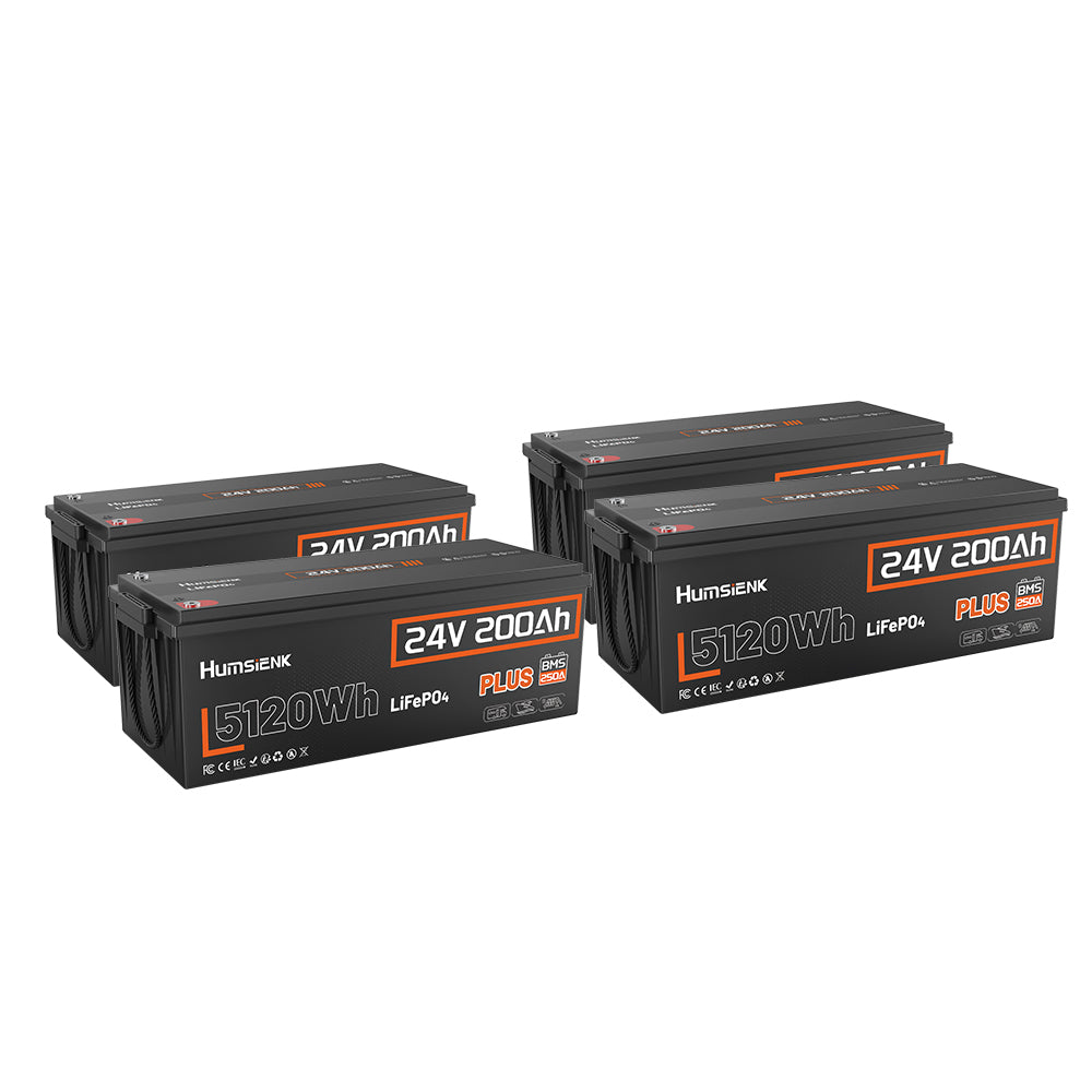 Akumulator Humsienk 24 V 200 Ah Plus LiFePO4 (250 A BMS)