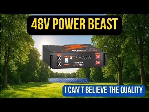 【Pre-Order】Humsienk 51.2V 100Ah Server Rack Battery (3U Chassis), 5.12kWh Home Backup Power